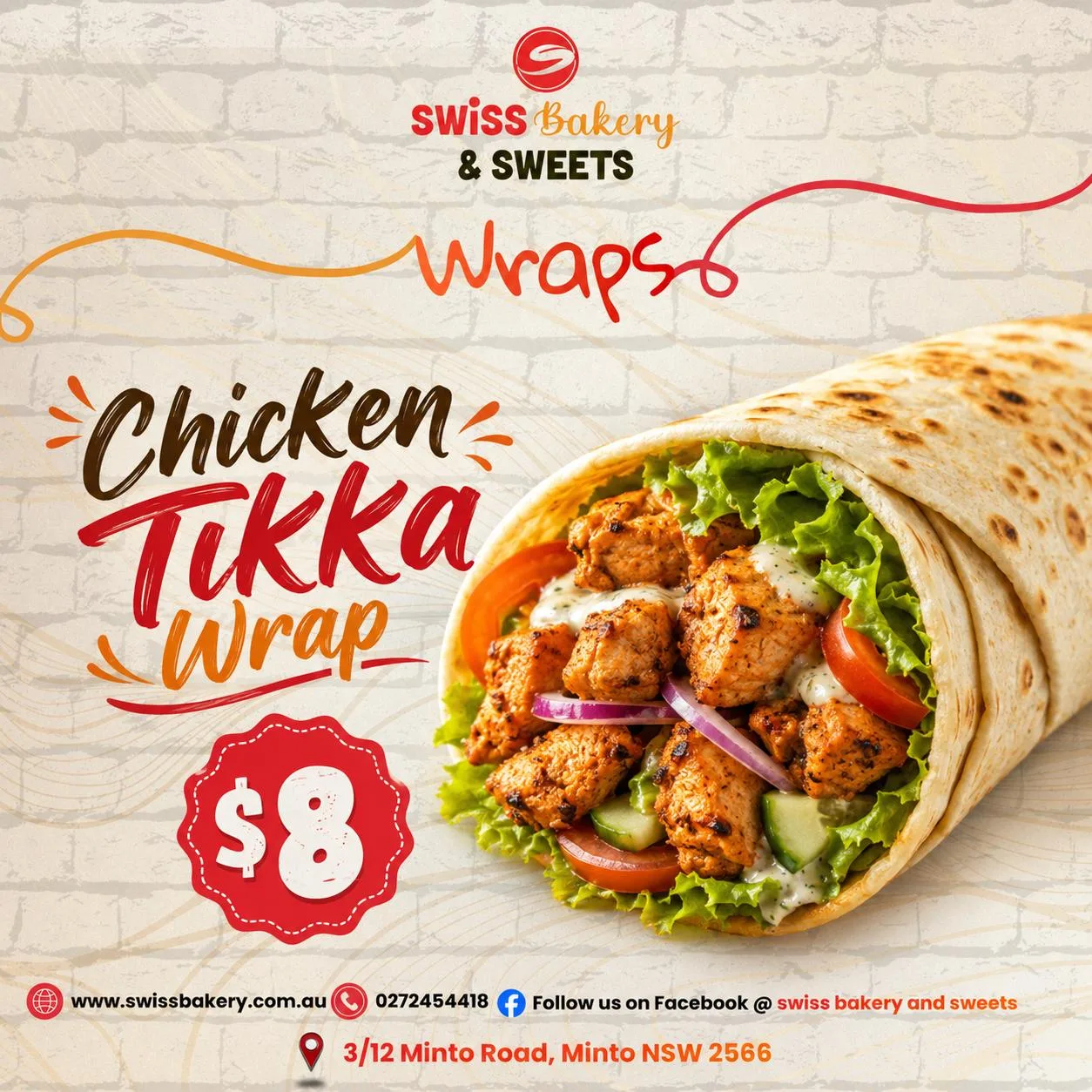Chicken Tikka Wrap